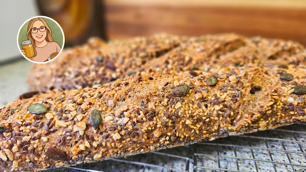 Mehr über den Artikel erfahren Vollkorn Saaten Baguettes mit Hefewasser – außen kross, innen saftig