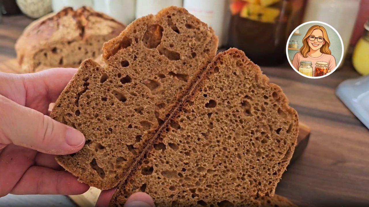 Mehr über den Artikel erfahren Bestes Malzbierbrot mit Sauerteig – Einfaches Topfbrot mit knuspriger Kruste